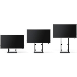 Vogel's RISE Floor/Wall Mount for Display, Display Screen, Flat Panel Display, LCD Display - Black - Height Adjustable - 1