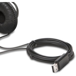 Kensington Wired Over-the-head Stereo Headset - Binaural - Circumaural - Noise Cancelling Microphone - USB