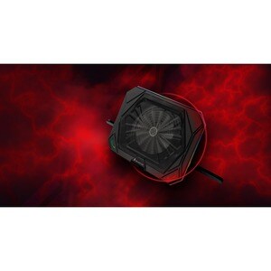 SUREFIRE Bora X1 Kühlpad - Biszu 43,2 cm (17 Zoll) Bildschirmgröße Notebook Unterstützung - 1 Lüfter - 750 - Metallgewebe,