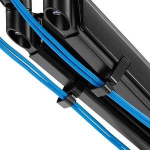 Neomounts DS70-810BL2 Mounting Arm for Monitor, Flat Panel Display - Black - Height Adjustable - 2 Display(s) Supported - 