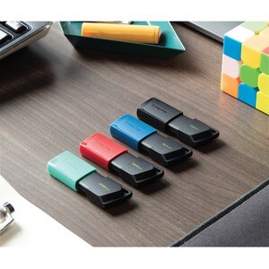 Pen Drive Kingston DataTraveler Exodia M - 128 GB - USB 3.2 (Gen 1) - Rosso, Nero - 1 Confezione