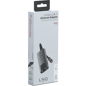 LINQ 2.5Gigabit Ethernet Adapter - 2.5GBase-T - USB Type C - 1 Port(s) - 1 - Twisted Pair