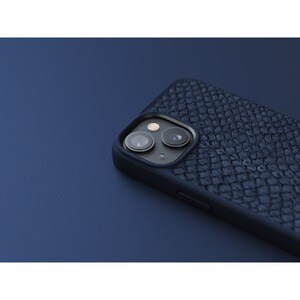 Funda Njord - para Apple iPhone 14 Smartphone - Petróleo - Resistente a Caídas, Resistencia a arañazos, Antipolvo - Cuero 