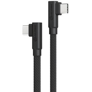 ALOGIC Elements Pro Right Angle USB-C to USB-C Cable - Male to Male - 2m - USB 2.0 - 5A - 480Mbps