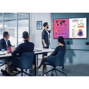ViewSonic CDE5512 55" 4K UHD Commercial Display with VESP, Wireless Screen Sharing, USB Wi-Fi Capabilities, RJ45, HDMI, US