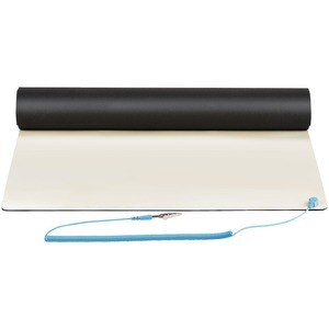 StarTech.com Antistatik-Matte für Mehrzweck - 600 mm Länge x 1200 mm Breite - Rechteckig - PVC, PVC-Schaum - Beige