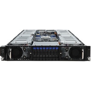 Gigabyte G291-Z20 Barebone System - 2U Rack-mountable - Socket SP3 - 1 x Processor Support - AMD Chip - 128 GB DDR4 SDRAM 