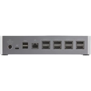 StarTech.com Docking Station USB-C - Quad Monitor DisplayPort/HDMI 4K 60Hz - Dock USB-C Multi HDMI/DP, PD 100W, Hub USB, L