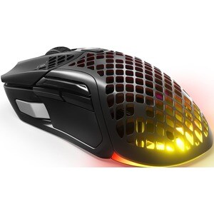 SteelSeries Aerox 5 Gaming Mouse - Bluetooth/Radio Frequency - USB Type C - Optical - 9 Button(s) - 9 Programmable Button(