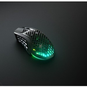 SteelSeries Aerox 9 Gaming Mouse - Bluetooth/Radio Frequency - USB Type C - Optical - 18 Button(s) - 18 Programmable Butto