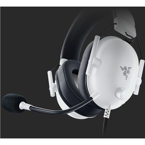 Razer BlackShark V2 X - White Multi-platform Wired Esports Headset - Stereo - Mini-phone (3.5mm) - Wired - 32 Ohm - 12 Hz 