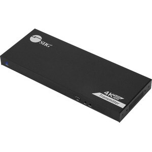 SIIG 1x8 4K 60Hz HDMI Splitter Over Cat6 Extender with Loopout/IR/ARC & RS-232 - Up to 230ft (70m) - Near Zero Latency - H