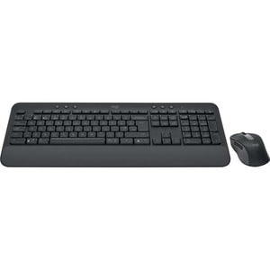 Logitech Signature MK650 Keyboard & Mouse - English (US) - USB Plunger Wireless Bluetooth/RF Keyboard - 118 Key - Keyboard