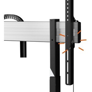 Vogel's Rise 5208 Height Adjustable Display Stand - Up to 218.4 cm (86") Screen Support - 120 kg Load Capacity - 120.5 cm 