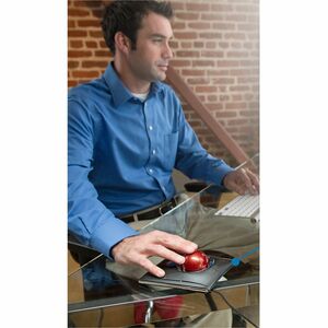 Kensington SlimBlade Trackball - Laser - Cable - Black - USB - Scroll Ball - 4 Button(s) - Symmetrical