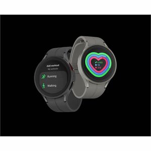 Samsung Galaxy Watch5 Pro Bluetooth (45mm) - 1.77" (45 mm) - Optical Heart Rate Sensor, Bioelectrical Impedance Analysis (