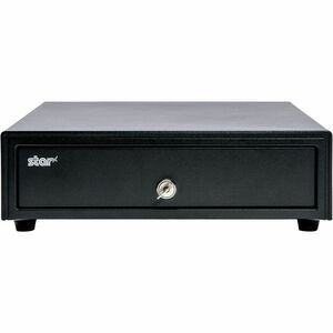 Star Micronics Max Series Cash Drawer - CAD 3 Bill - 5 Coin - USB - Printer Driven - Steel - Black - 4.1" Height x 13" Wid