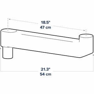 Combo Extender for CareFit Combo System or Arm (White)
