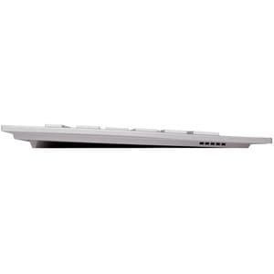 CHERRY DW 8000 Keyboard & Mouse - German - 1 Pack - USB Wireless RF - 104 Key - Keyboard/Keypad Color: White, Silver - USB
