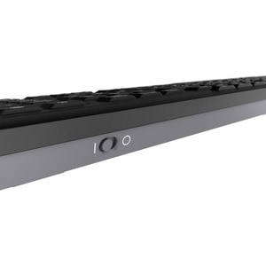 CHERRY STREAM Keyboard - Wireless Connectivity - USB Type A Interface - English (US) - Black - SX Keyswitch - 10 m - 2.40 