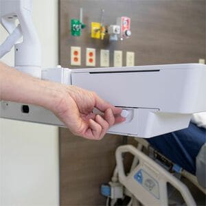Ergotron CareFit Mounting Tray for CPU, Mini PC - White - 1.81 kg Load Capacity - High-grade Plastic