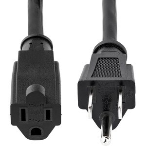 StarTech.com Cable 4.5m (15 pies) de Extensión, Cable de Extensión NEMA 5-15P a NEMA 5-15R, 15A 125V, 14AWG, Cable Alargad