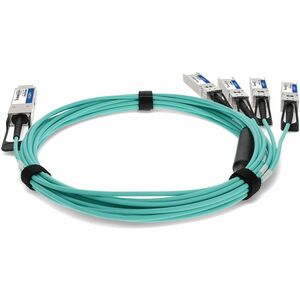 AddOn 4 m Fibre Optic Network Cable - 1 - TAA Compliant - Cable for Network Device - First End: 1 x QSFP+ Network - Male -