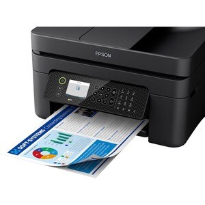 Epson WorkForce WF-2950DWF Wireless Inkjet Multifunction Printer - Colour - Copier/Fax/Printer/Scanner - 33 ppm Mono/18 pp