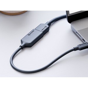 Alogic Elements Series USB-C to HDMI Adapter with 4K Support - Male to Female - 20cm - 7.87" HDMI/USB-C A/V Cable for Audi