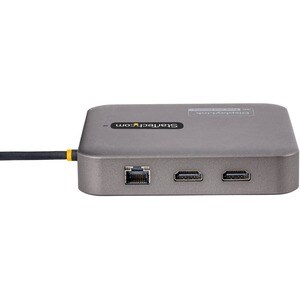 StarTech.com USB-C Multiport Adapter, Dual 4K 60Hz HDMI, 2-Port USB-A/USB-C 10Gbps Hub, 100W PD, GbE, SD, Travel Docking S