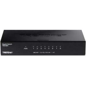 TRENDnet TEG-S83 8 Anschlüsse Ethernet-Switch - Gigabit-Ethernet - 1000Base-T - TAA-konform - 2 Unterstützte Netzwerkschic
