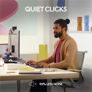 Logitech MX Master 3S for Mac - Wireless Bluetooth Mouse with Ultra-fast Scrolling, 8K DPI, Quiet Clicks, Space Gray - Dar