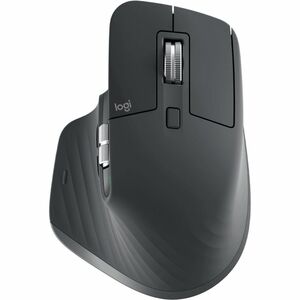 Logitech MX MASTER 3S Performance Wireless Mouse - Darkfield - Wireless - 32.81 ft - Bluetooth/Radio Frequency - 2.40 GHz 