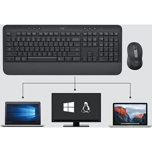 Logitech Signature MK650 Combo for Business Wireless Mouse and Keyboard Combo - USB Plunger Wireless Bluetooth/RF Keyboard