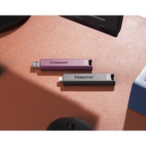 Kingston DataTraveler Max DTMAXA 256 GB USB 3.2 (Gen 2) Type A Flash Drive - Red - 1000 MB/s Read Speed - 900 MB/s Write S