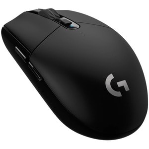 Logitech G LIGHTSPEED G304 游戏鼠标 - USB - 光学 - 6 可编程按钮 - 黑 - 无线 - 12000 dpi