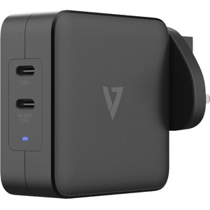 Adaptateur secteur V7 ACUSBC65WGAN - Pour MacBook Pro - Noir