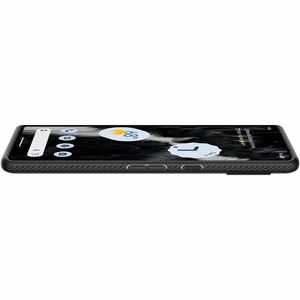 Spigen Liquid Air Case for Google Pixel 7 Smartphone - Geometric Design - Matte Black - 1 - Drop Resistant, Slip Resistant