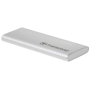 Transcend Tragbar Solid State-Laufwerk - Extern - 1 TB - Silber - USB 3.1 (Gen 2) - 520 MB/s Maximale Lesegeschwindigkeit 