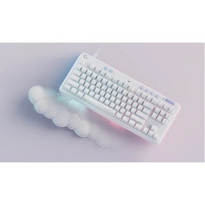 Logitech Aurora G713 Gaming Keyboard - Cable Connectivity - USB Interface - RGB LED - French - AZERTY Layout - White - Mec