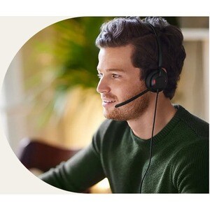 Jabra Engage 50 II Wired Over-the-ear Stereo Headset - Black - Binaural - Ear-cup - 50 Hz to 20 kHz - 160 cm Cable - MEMS 