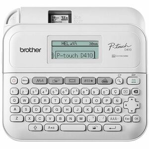 Brother P-touch PT-D410 Elektronischer Etikettendrucker - Thermotransfer - 20 mm/s Mono - 15 Schriftarten - 180 dpi - Kleb