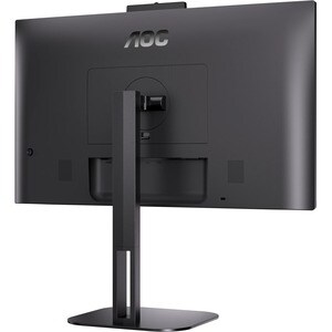 AOC 24V5CW 24" Class Webcam Full HD Gaming LCD Monitor - 16:9 - Matte Black - 60.5 cm (23.8") Viewable - In-plane Switchin