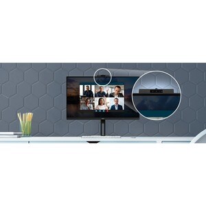 AOC CU34V5CW/BK 34" Class Webcam UW-QHD Curved Screen LCD Monitor - 21:9 - Metal Black - 86.4 cm (34") Viewable - Vertical