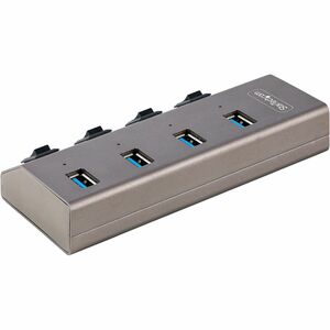 Hub USB-C avec Auto-Alimenté à 4 Ports - Hub USB Type C vers USB-A pour PC - Hub USB 3.0 5Gbps avec Alimentation 4 Ports -