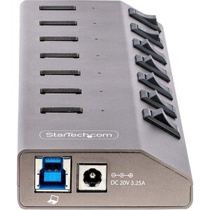 StarTech.com USB Hub - USB 3.2 Gen 1 (3.1 Gen 1) Type-B - External - Space Gray - 7 Total USB Port(s) - PC, Mac, Android, 