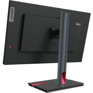 Lenovo ThinkVision P24h-30 24" Class Webcam WQHD LCD Monitor - 16:9 - Raven Black - 60.5 cm (23.8") Viewable - In-plane Sw