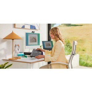 Logitech Signature K650 Keyboard - Wireless Connectivity - English (US) - QWERTY Layout - Graphite Grey - Bluetooth/RF - 5