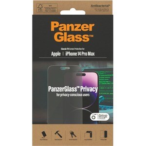 PanzerGlass ® Privacy Screen Protector iPhone 14 Pro Max | Classic Fit. Brand compatibility: Apple, Compatibility: Apple -