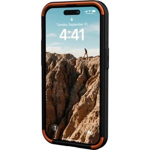 Urban Armor Gear Civilian Rugged Case for Apple iPhone 14 Pro Max Smartphone - Black - Drop Resistant, Shock Absorbing, Im